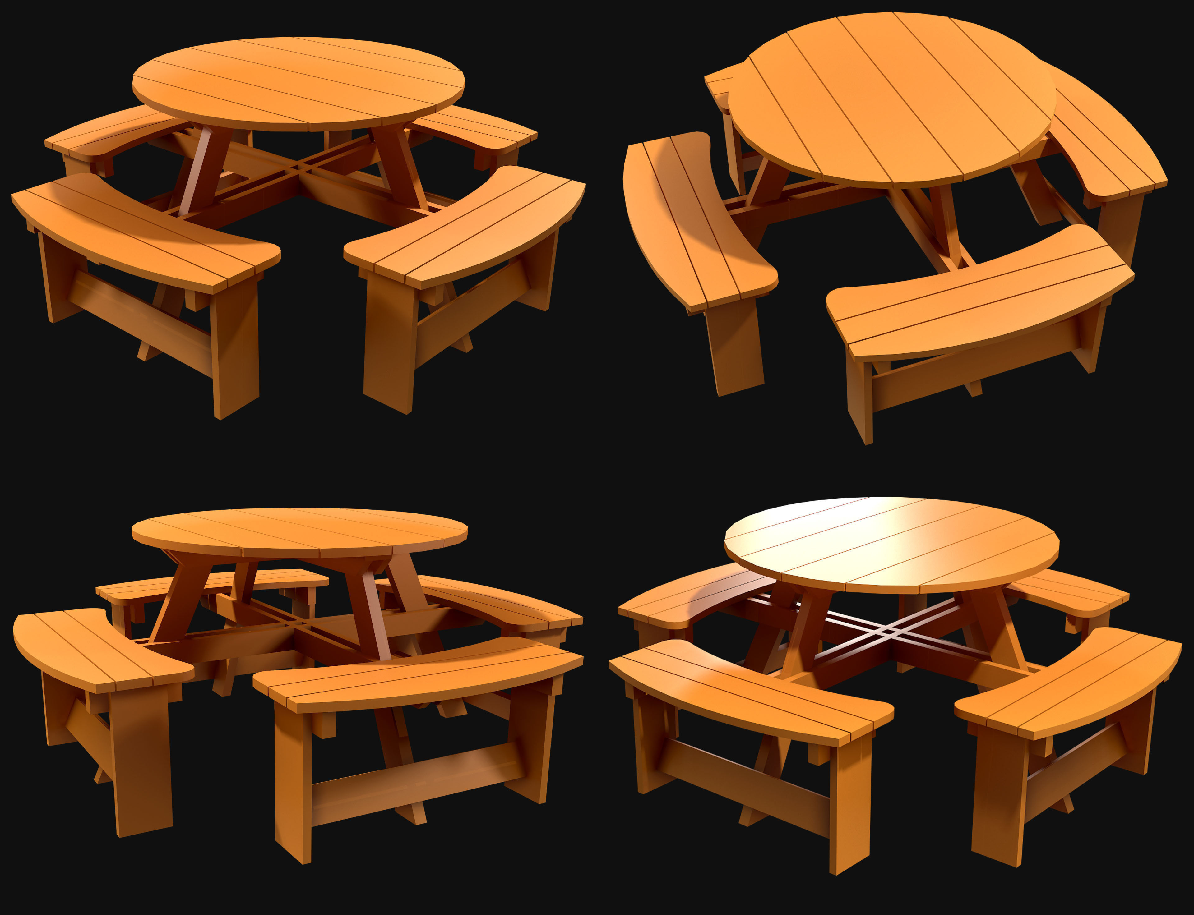 Picnic Bench Collection 1 _14