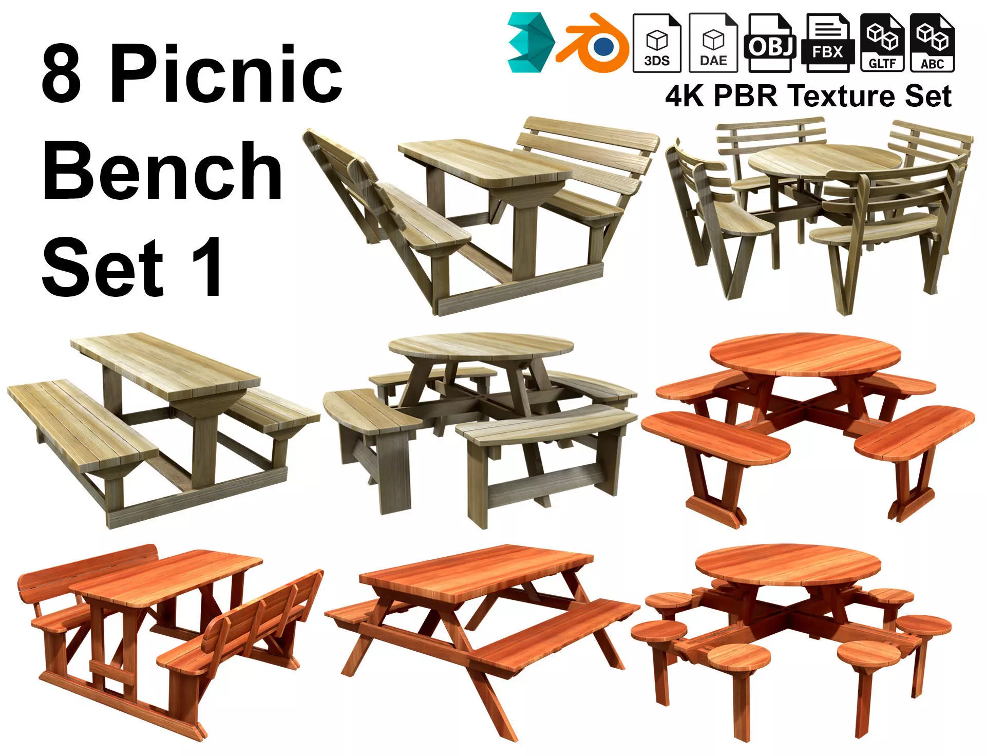 Picnic Bench Collection 1 _0