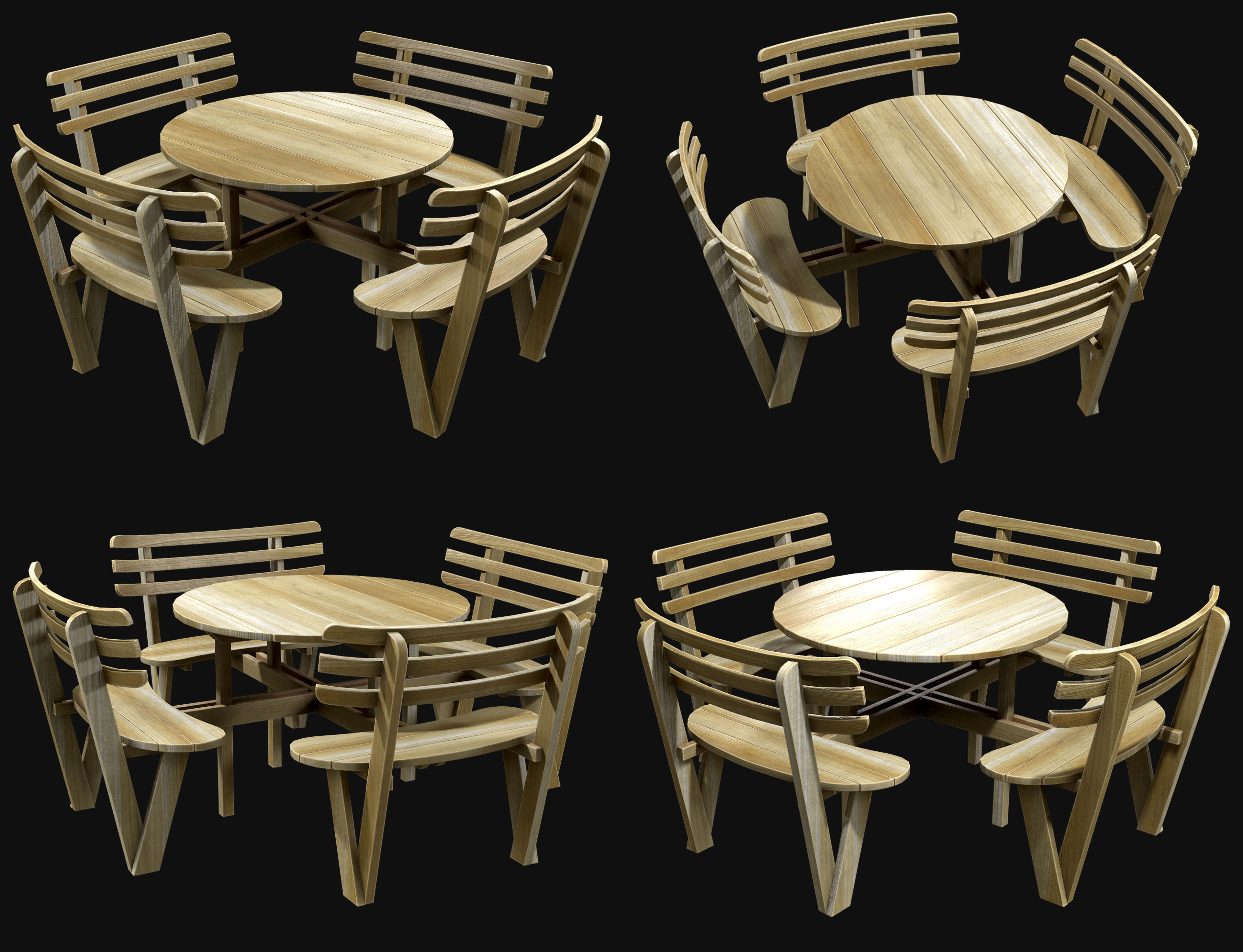 Picnic Bench Collection 1 _23