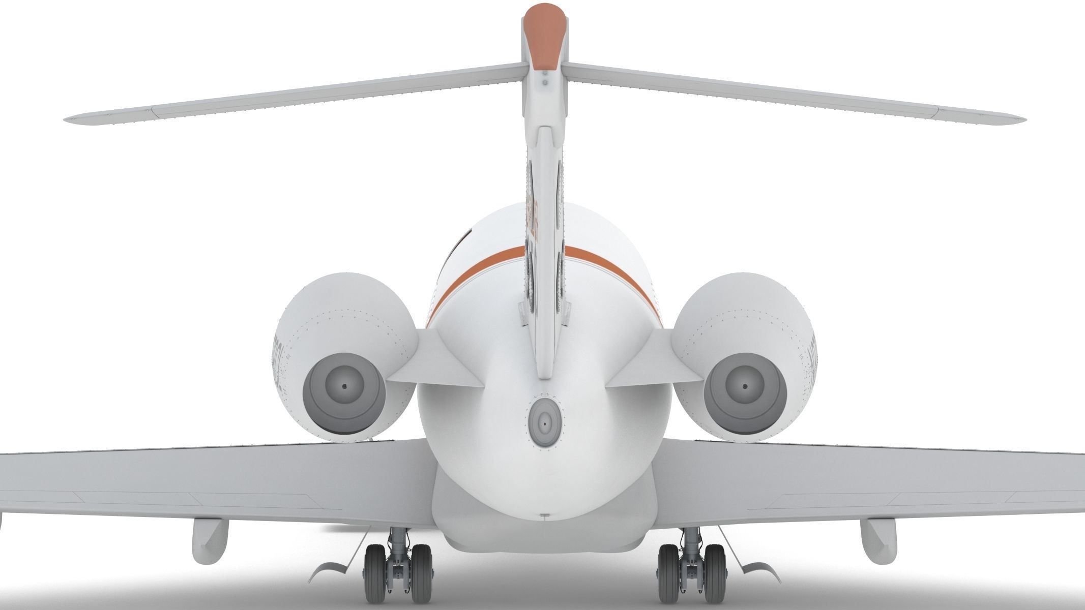 Bombardier Challenger 350 with Interior and Cockpit 3D model_22