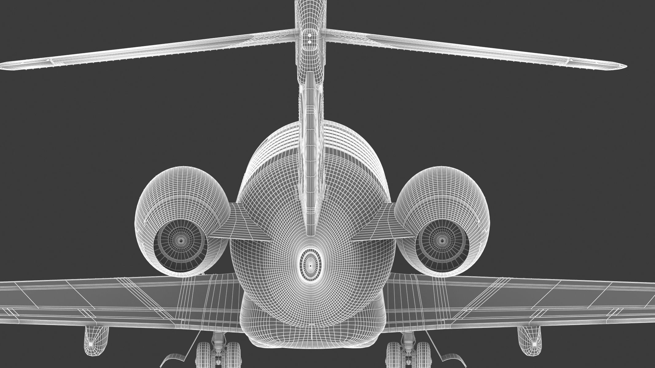 Bombardier Challenger 350 with Interior and Cockpit 3D model_46