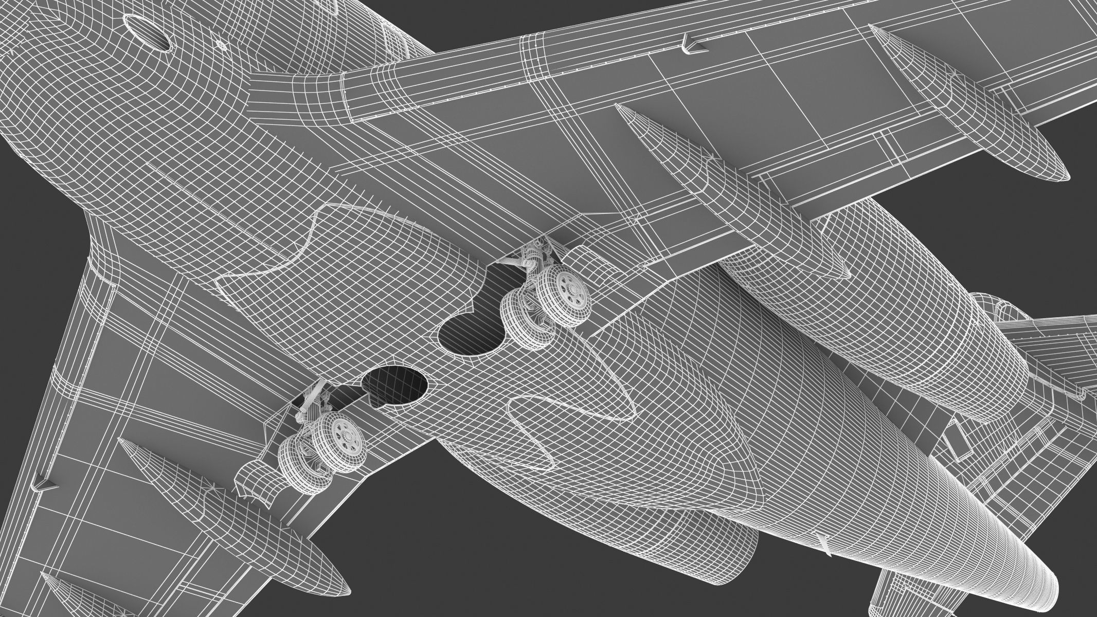 Bombardier Challenger 350 with Interior and Cockpit 3D model_43