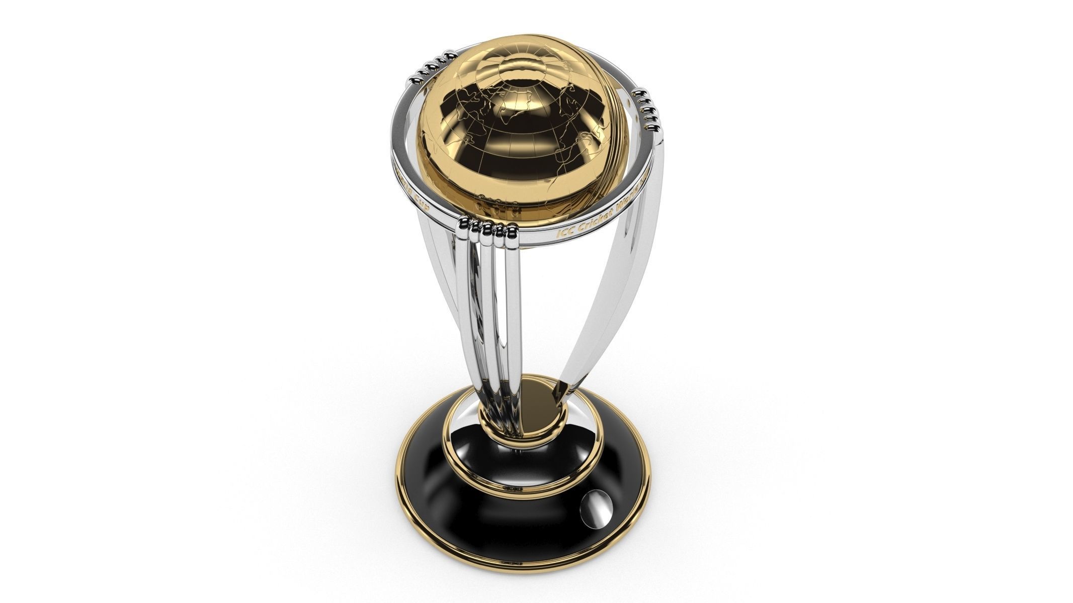 Cricket World Cup Trophy 3D model_1