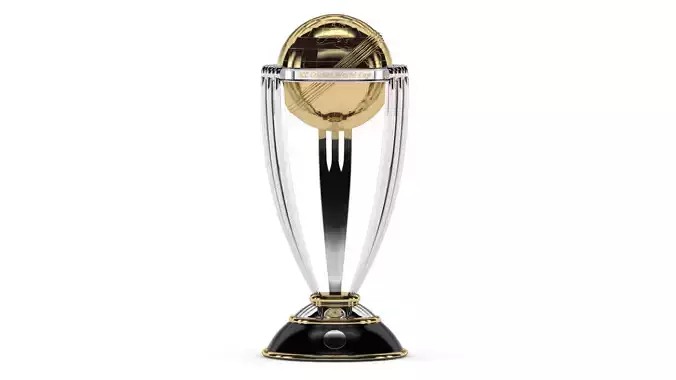 Cricket World Cup Trophy 3D model