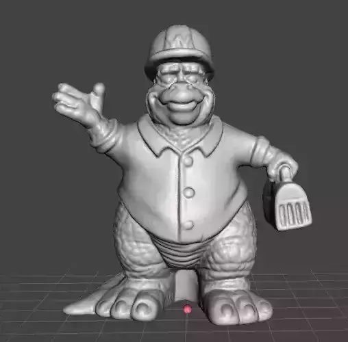 DINOSAURS EARL SINCLAIR 1994 PLASTIC FIGURE TOY PRINTABLE MODEL 3D print model