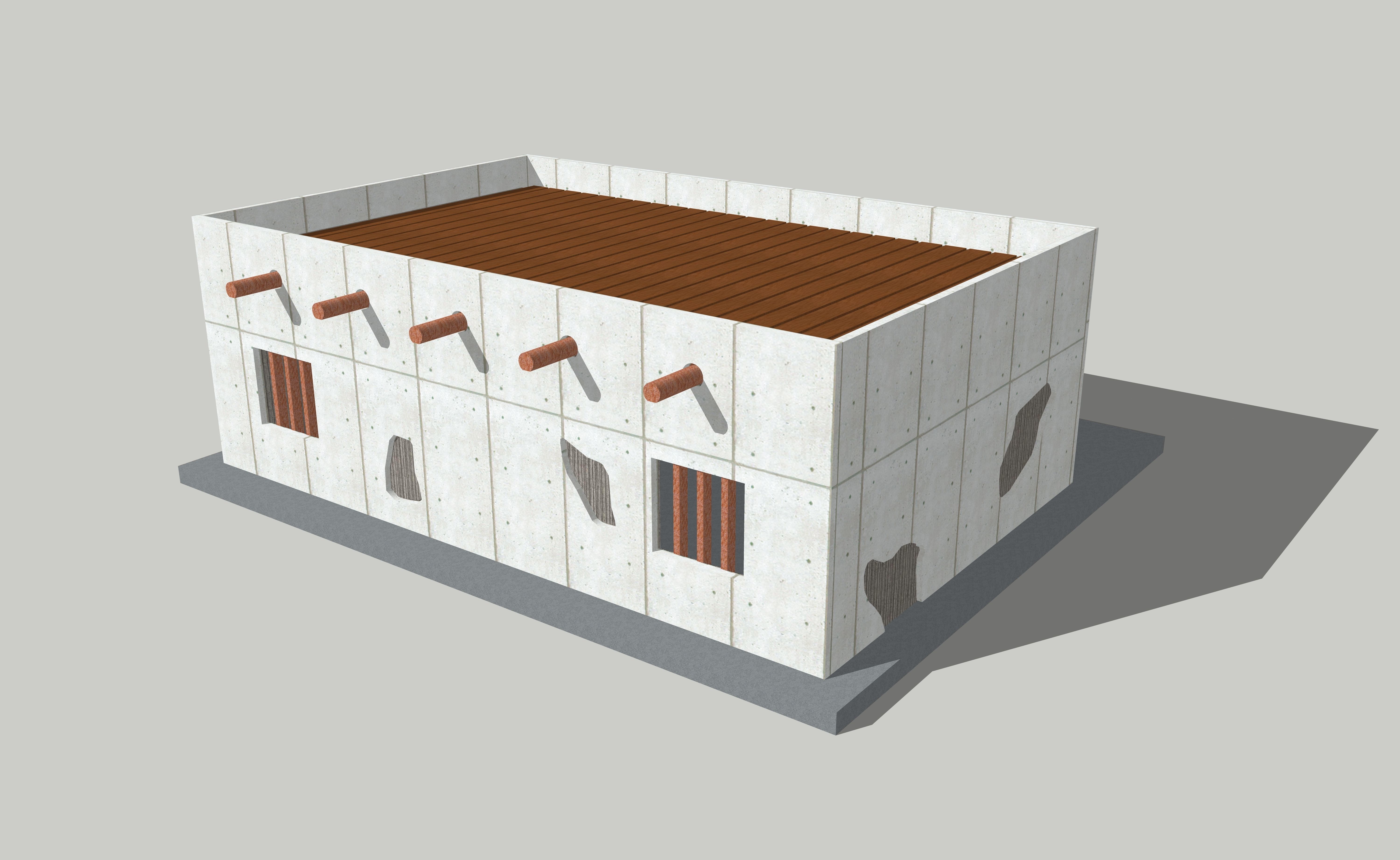 Old West Jail by Outland Models Low-poly 3D model_2