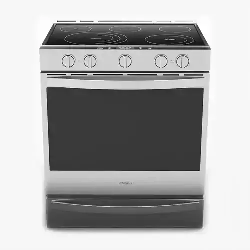 Whirlpool Electric Range WEE750H0HZ 3D model