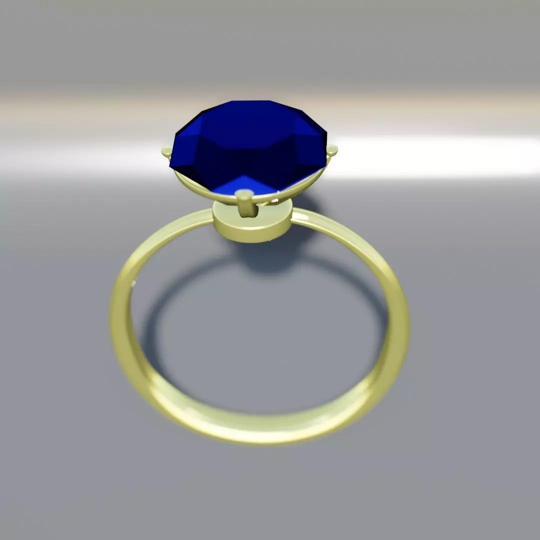diamond ring  3D model_0
