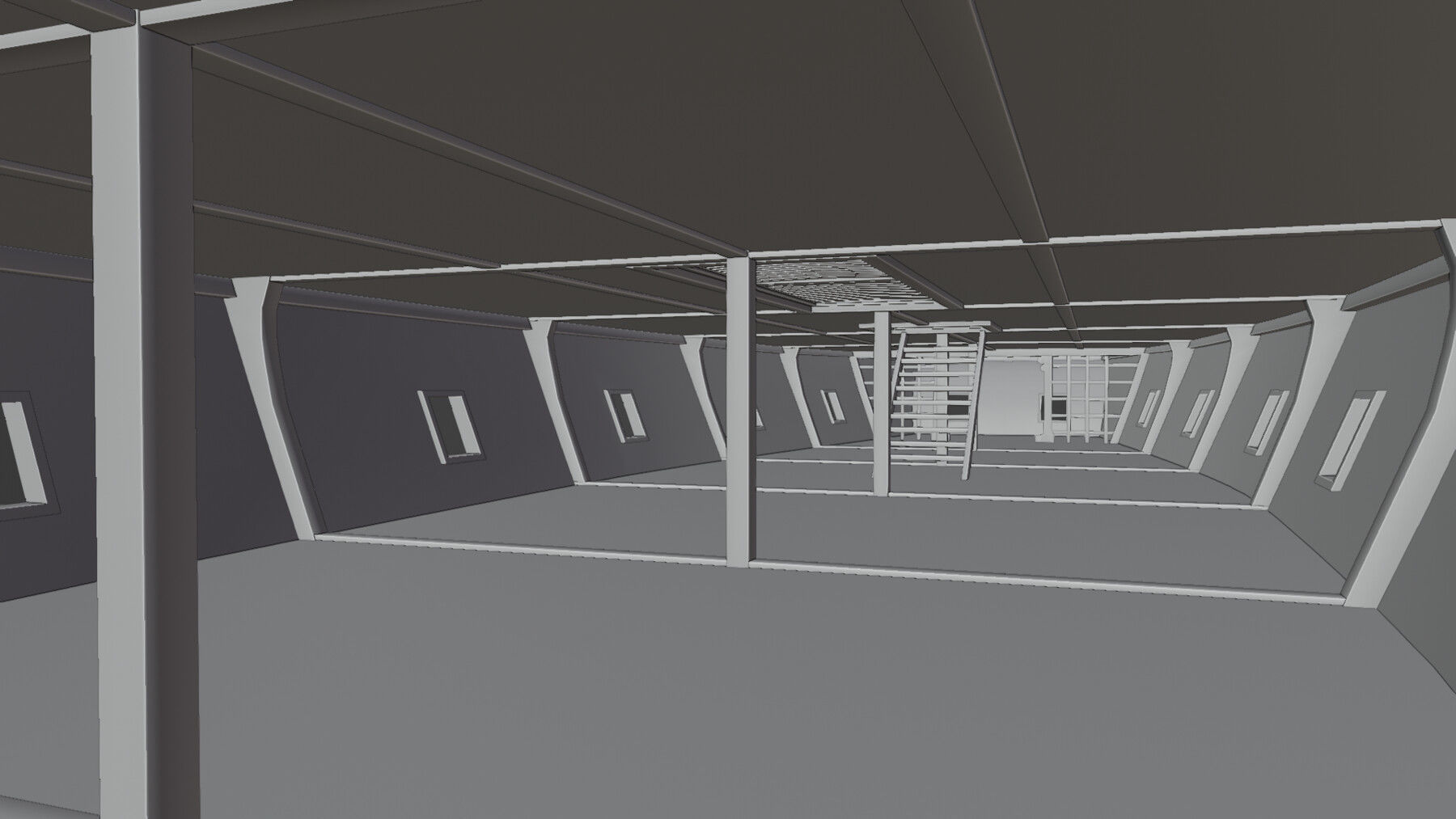 Pirate Ship with Interior - Props - Guns - Vol 2 Low-poly 3D model_9