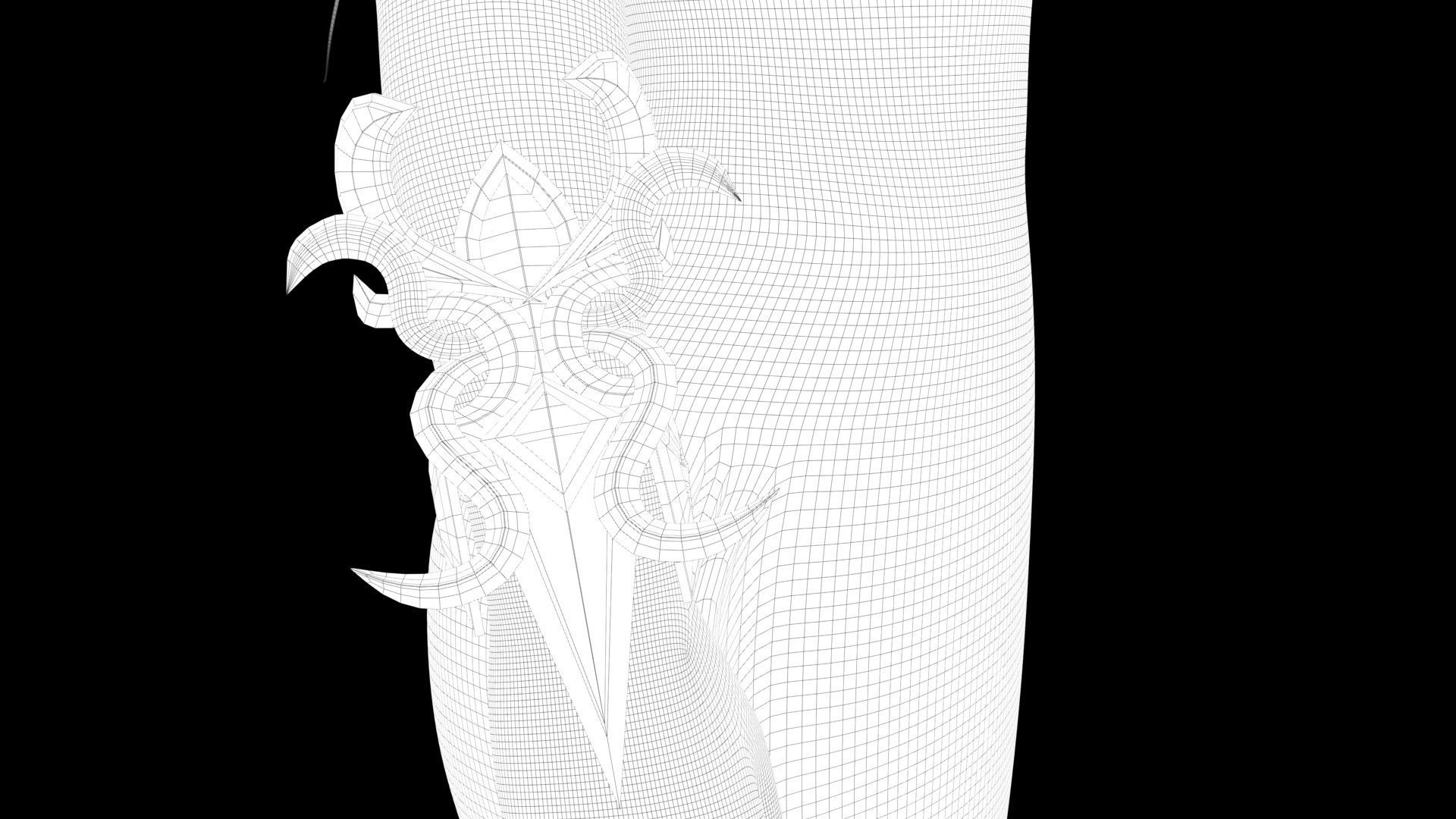 Octopus Mermaid 3D model_9