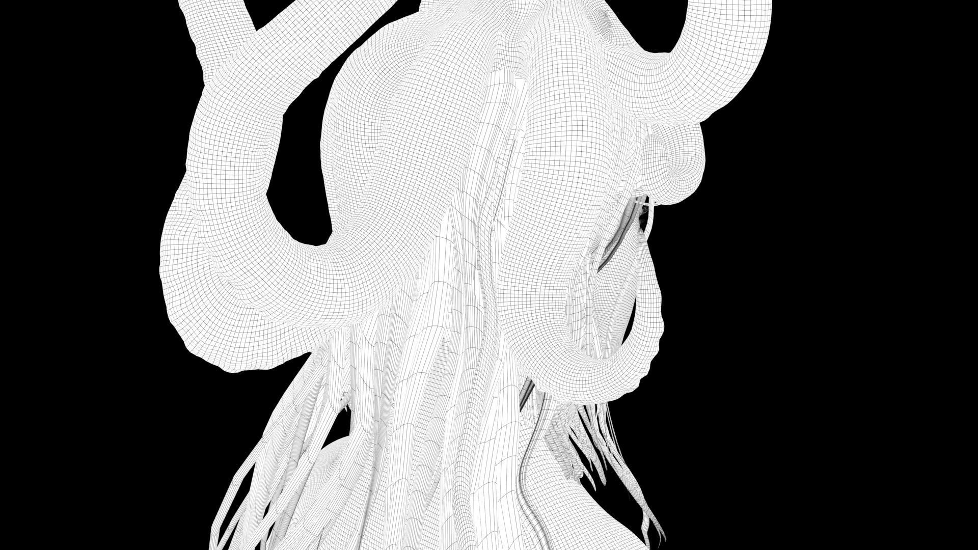 Octopus Mermaid 3D model_10