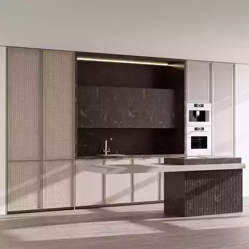 Kitchen Appliance Bosch Kitchen No 60 Low-poly 3D model
