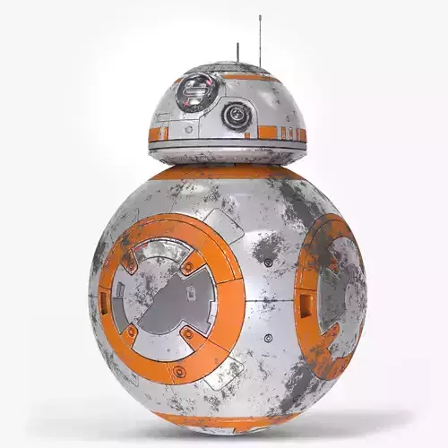 Dirty and New Star Wars BB-8 Droid  3D model