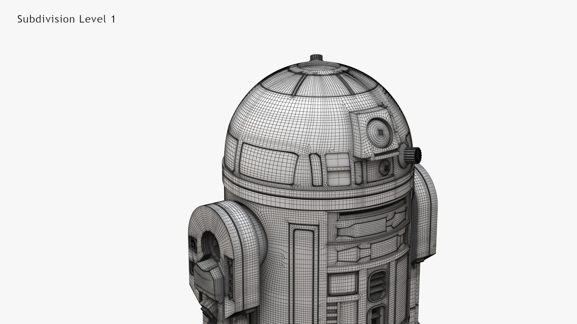 Robot R2D2 3D model_26