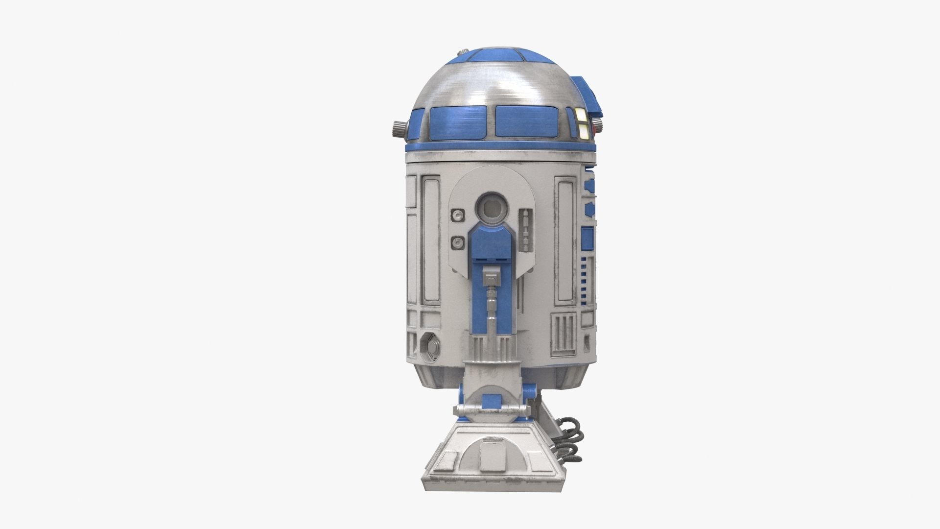 Robot R2D2 3D model_3