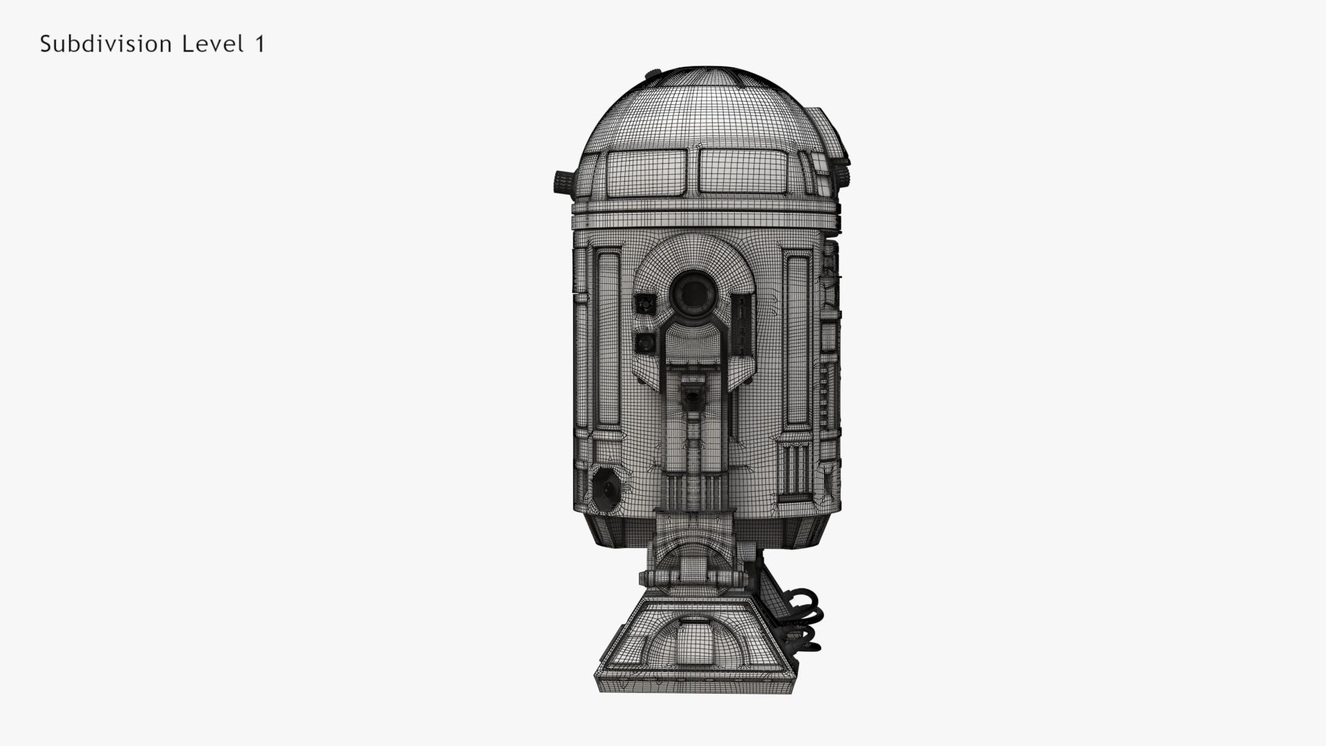 Robot R2D2 3D model_16