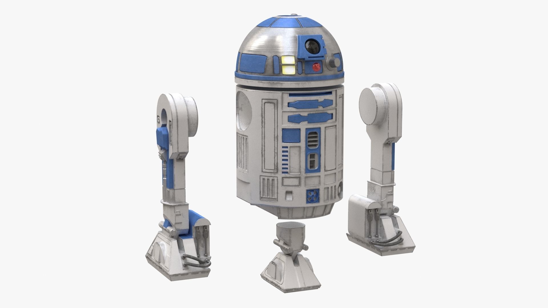 Robot R2D2 3D model_9