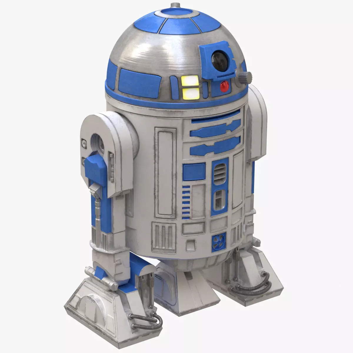 Robot R2D2 3D model_0