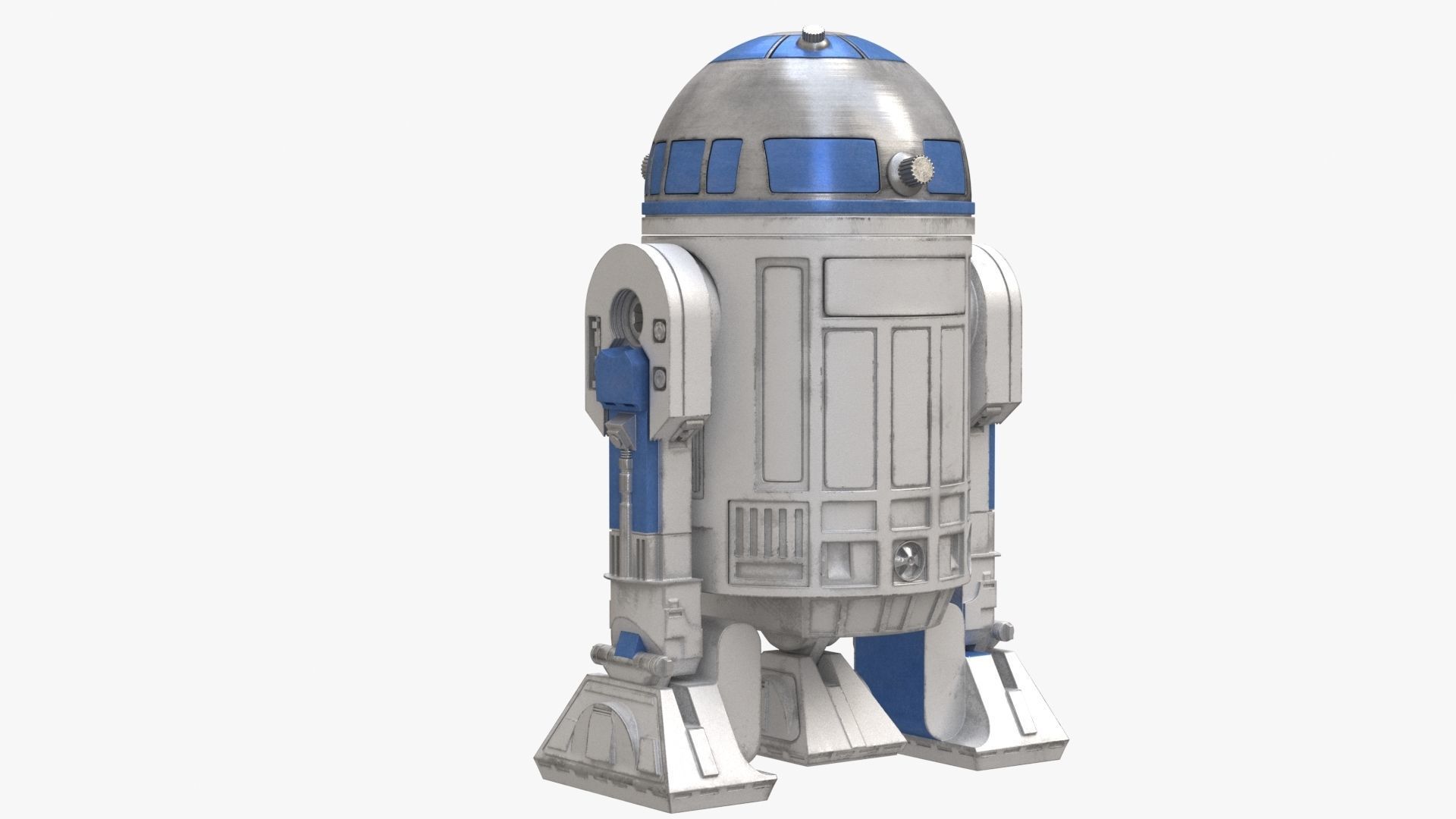 Robot R2D2 3D model_4