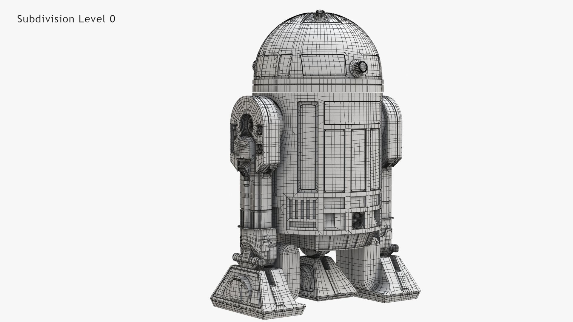 Robot R2D2 3D model_18