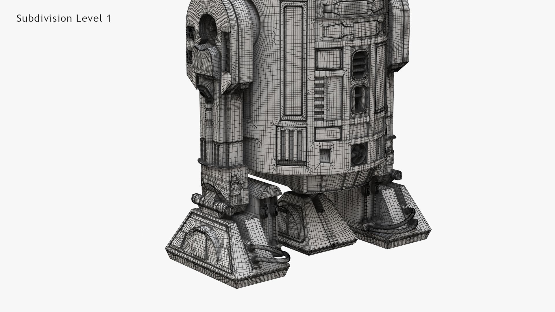 Robot R2D2 3D model_24
