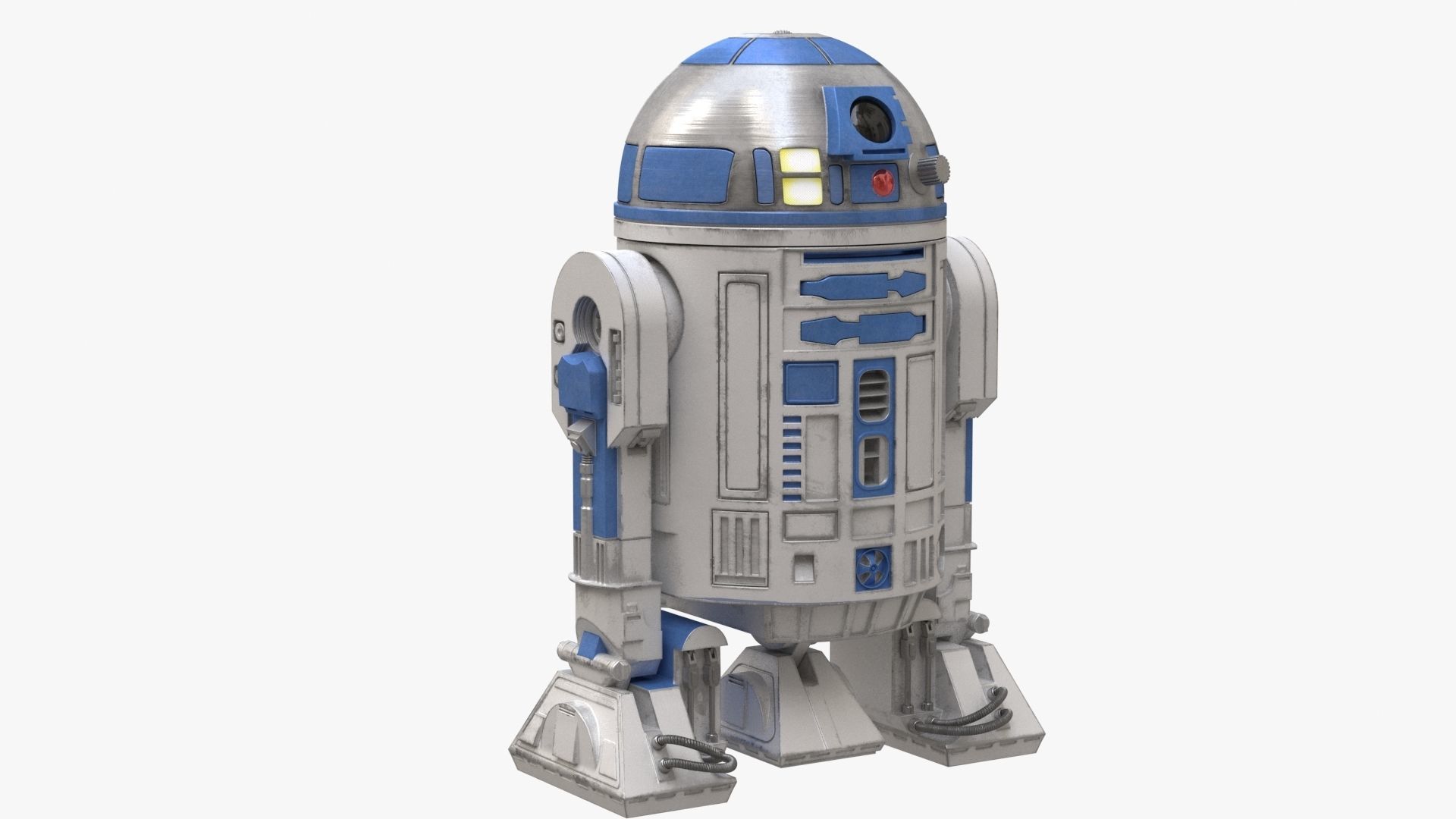Robot R2D2 3D model_2