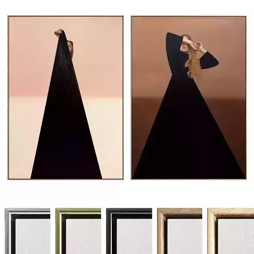 Plaster Two Photo Frame 445