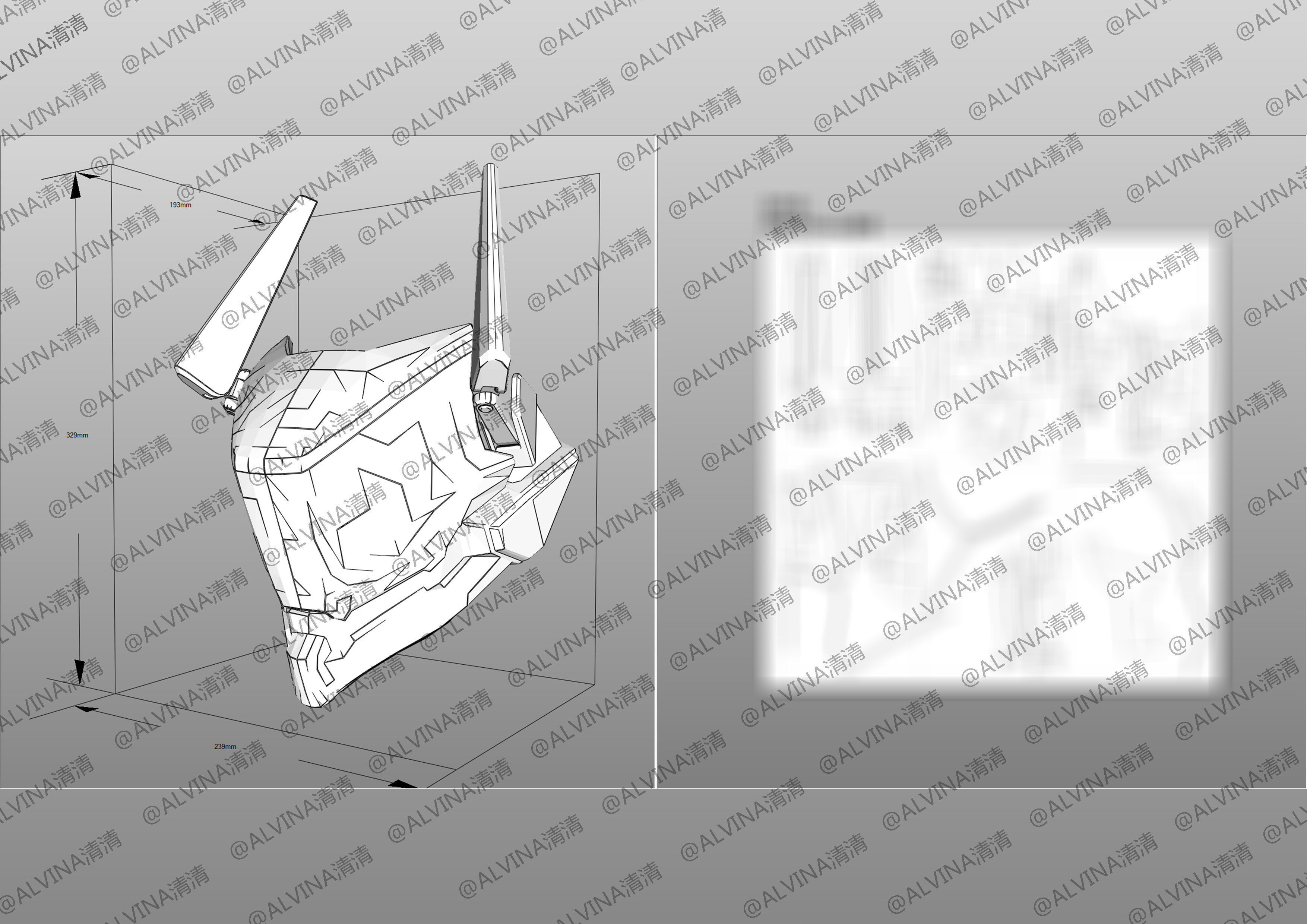 APEX Legend VoidShifter Wraith Armor - DIY Cosplay Pepakura Foam Low-poly 3D model_11