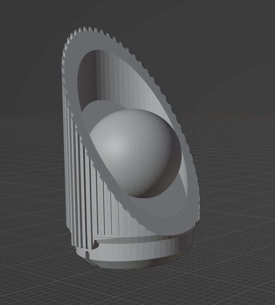 Accurate  endcaps for the Polar Lights 1 1000 DSC SNW Enterprise 3D print model_1