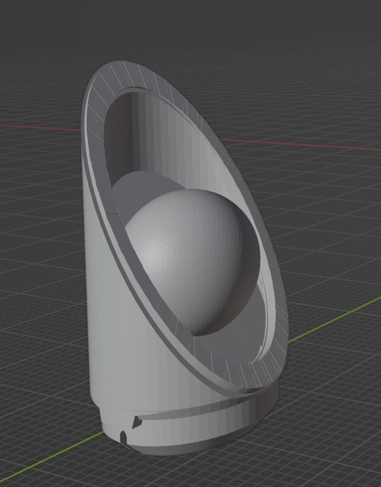 Accurate  endcaps for the Polar Lights 1 1000 DSC SNW Enterprise 3D print model_6