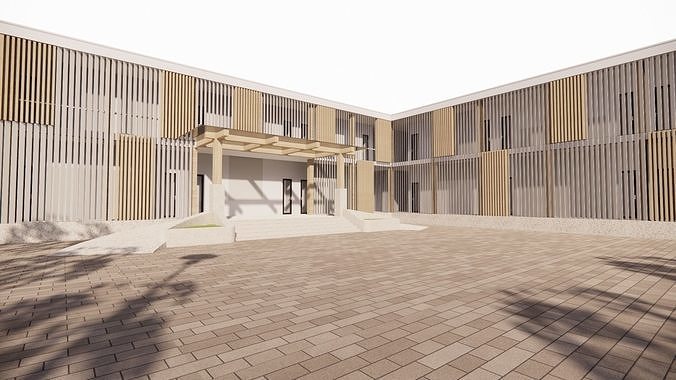 Nursing house Free 3D model