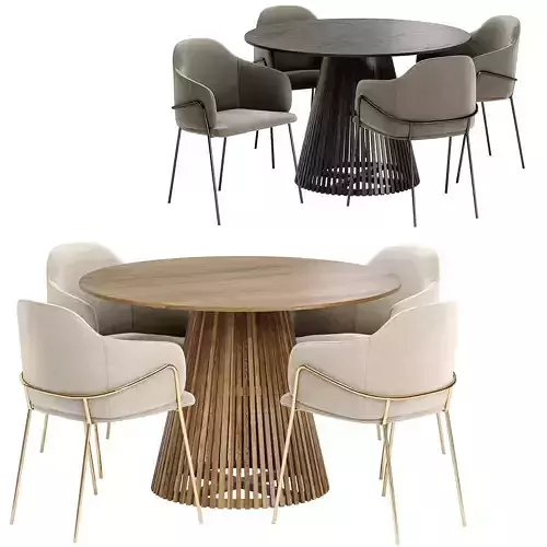 carver chair with jeanette table