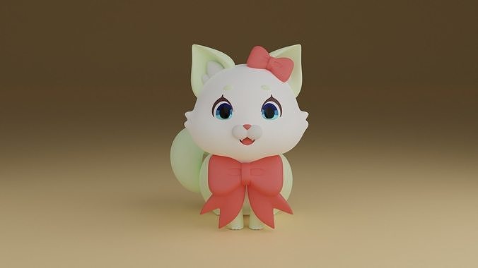 cat 02 3D print model