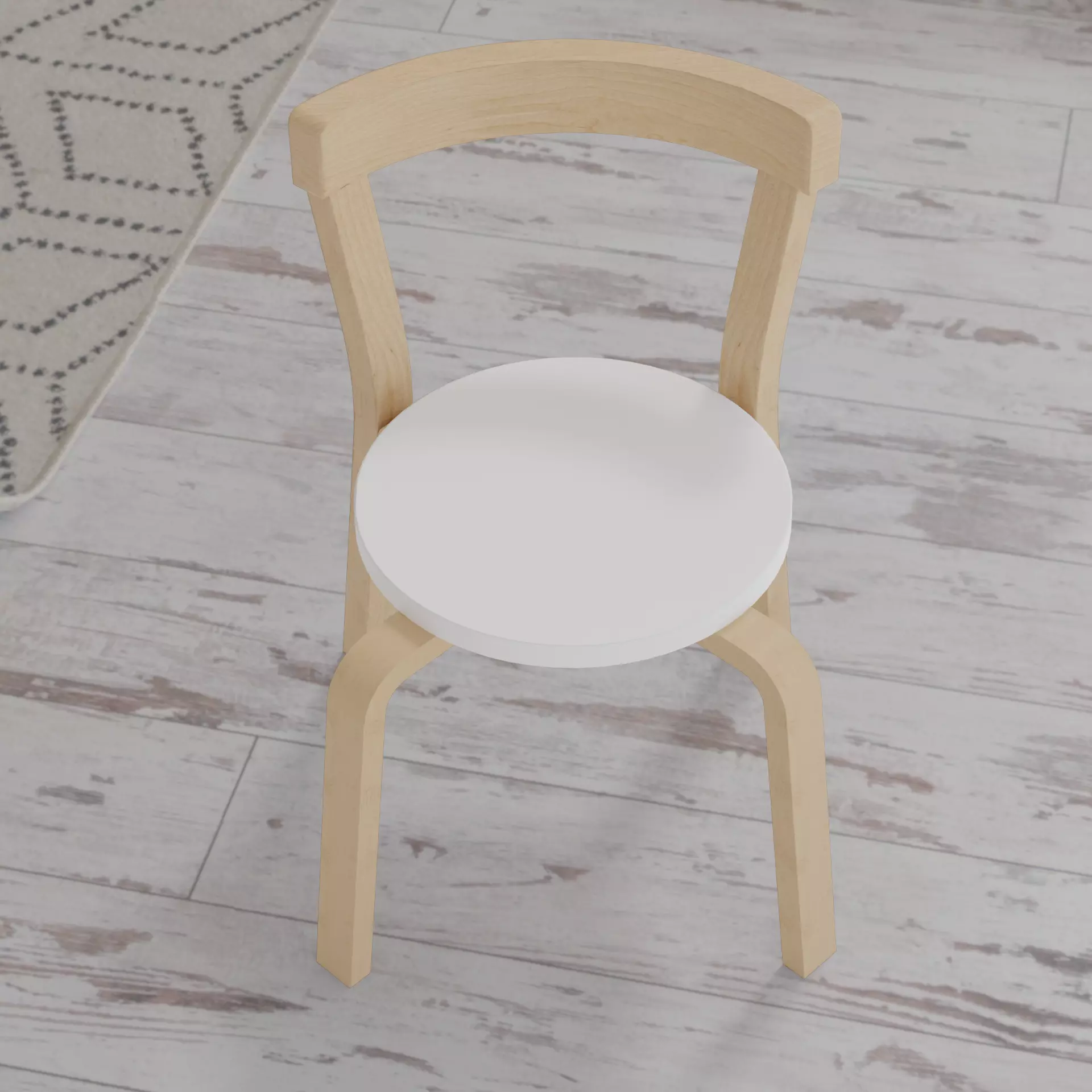 Kids Chair MOCKA Hudson Free 3D model