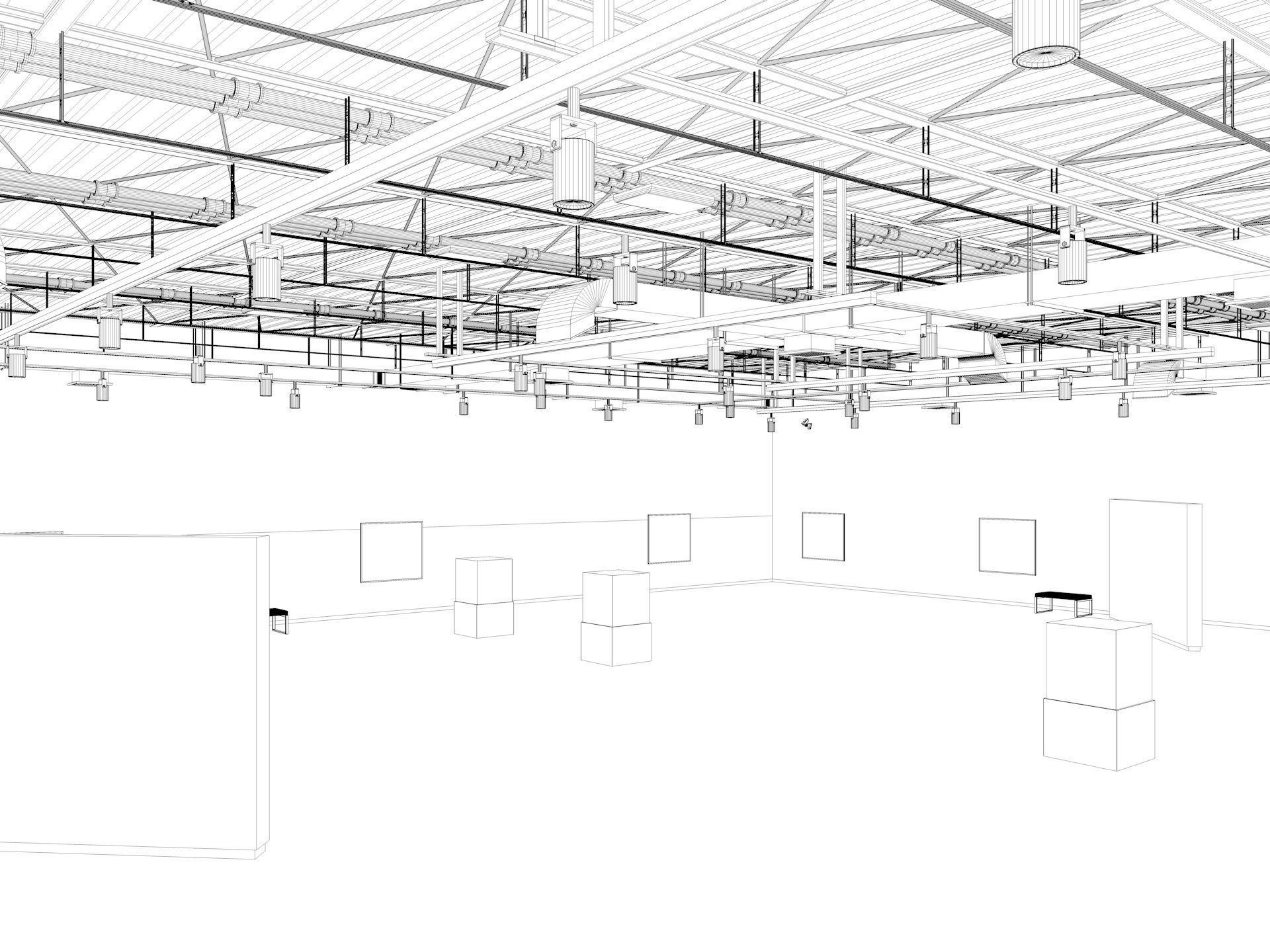 Art Gallery Exhibition 4 3D model_13