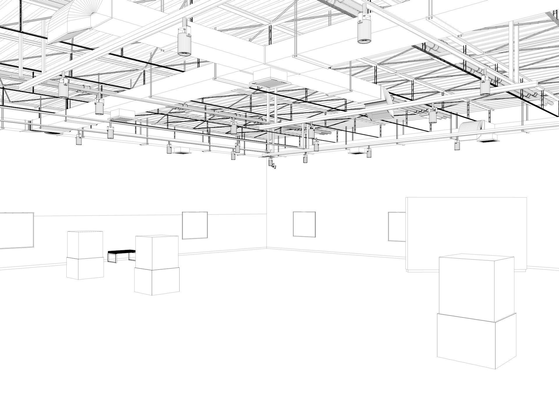 Art Gallery Exhibition 4 3D model_12