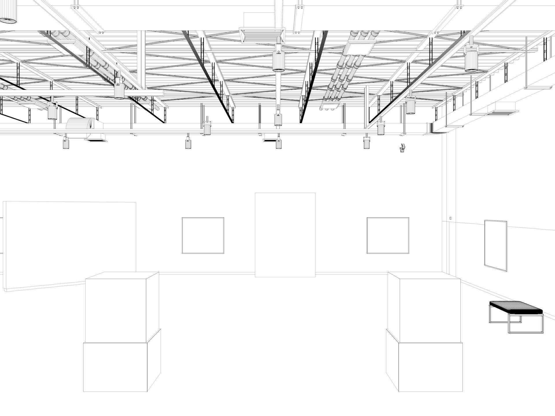 Art Gallery Exhibition 4 3D model_14