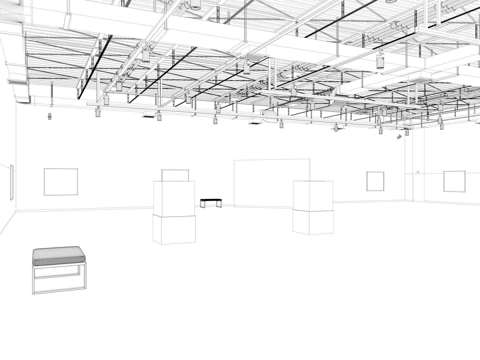 Art Gallery Exhibition 4 3D model_11