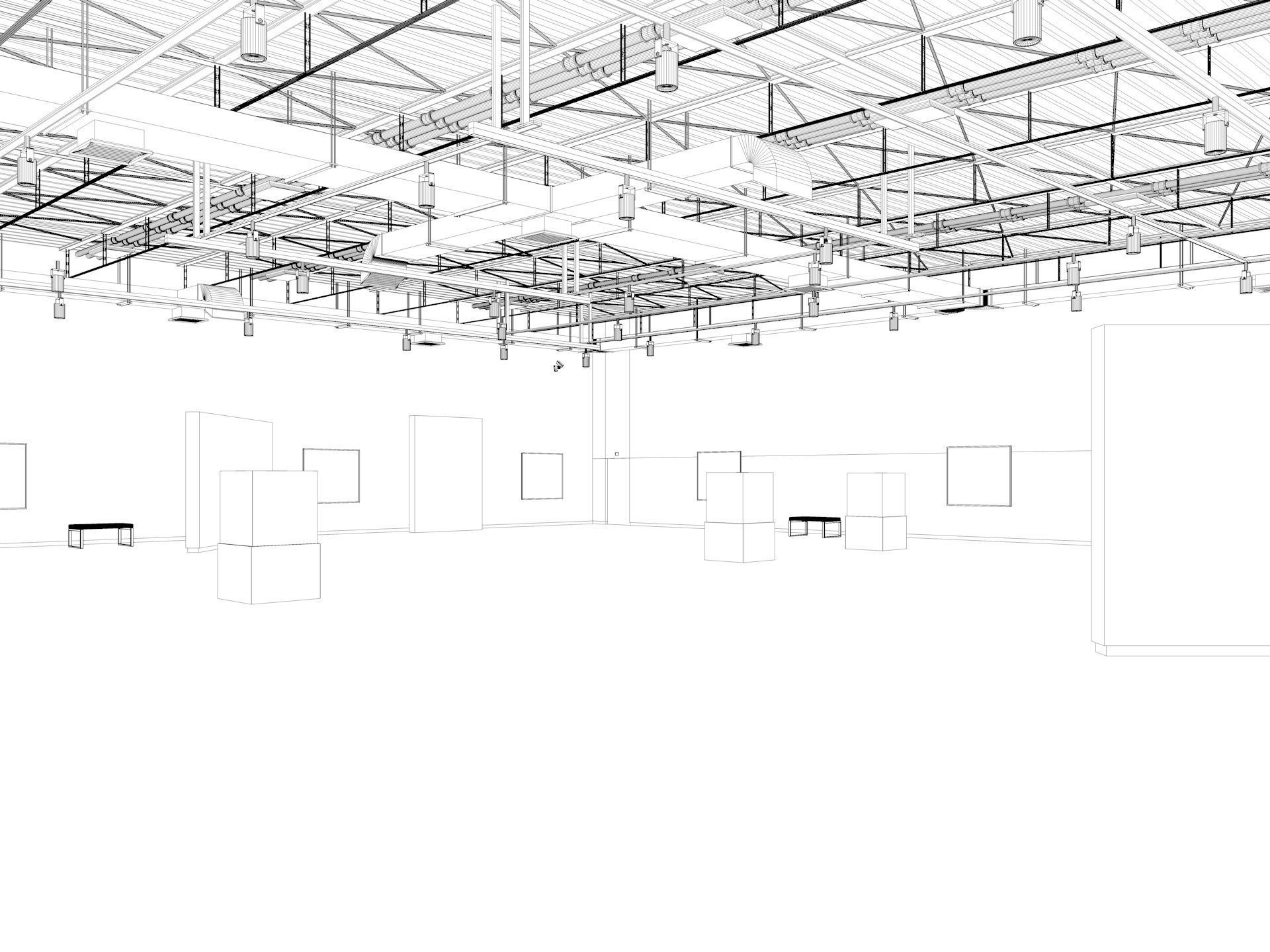 Art Gallery Exhibition 4 3D model_8