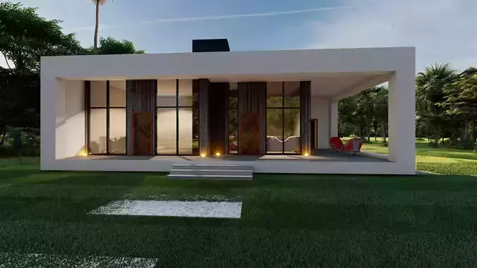  3D MODERN HOUSE 