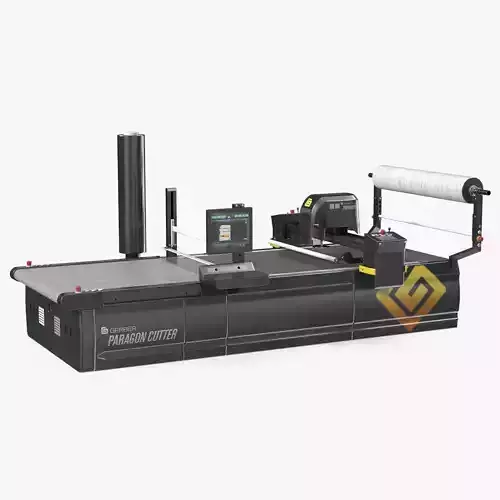 Cutting System Gerber Paragon VX 3D model