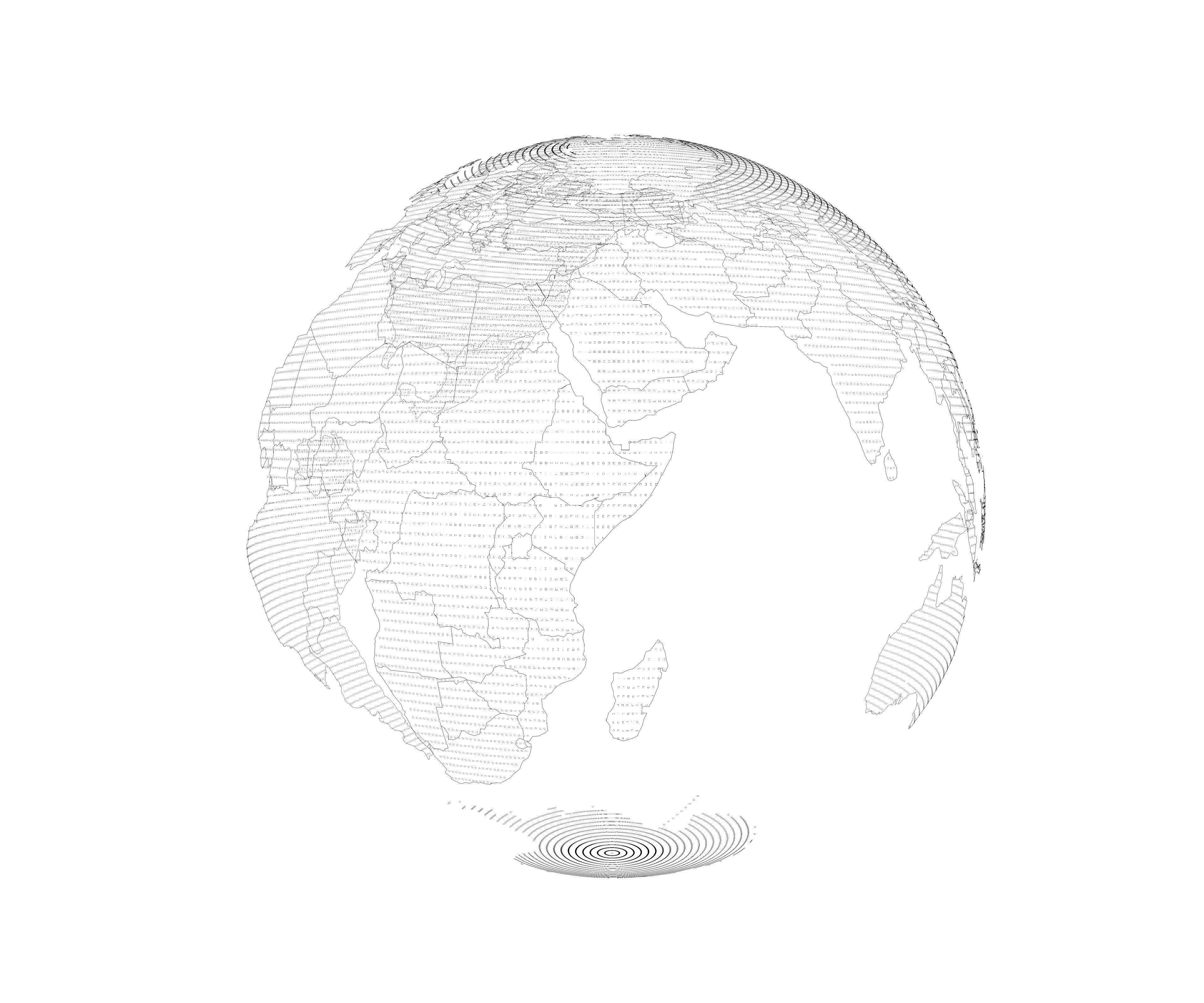 Hologram Planet Earth 3D model_8