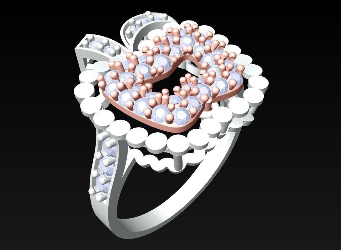 Apple Ring - Womens Rings - SN684 3D print model_3