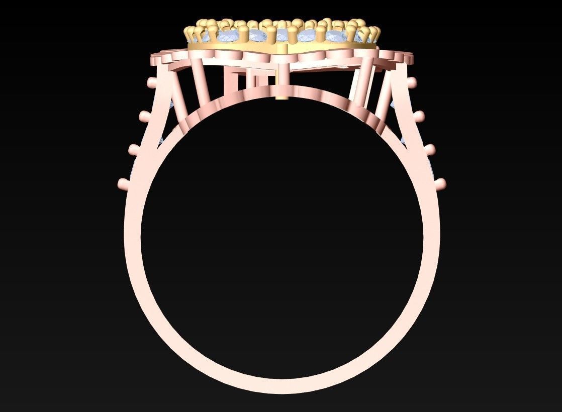 Apple Ring - Womens Rings - SN684 3D print model_5