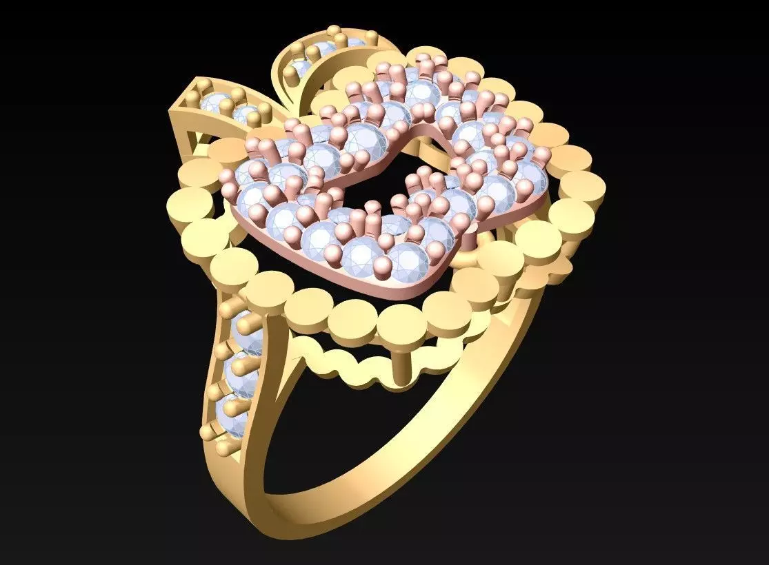 Apple Ring - Womens Rings - SN684 3D print model_0