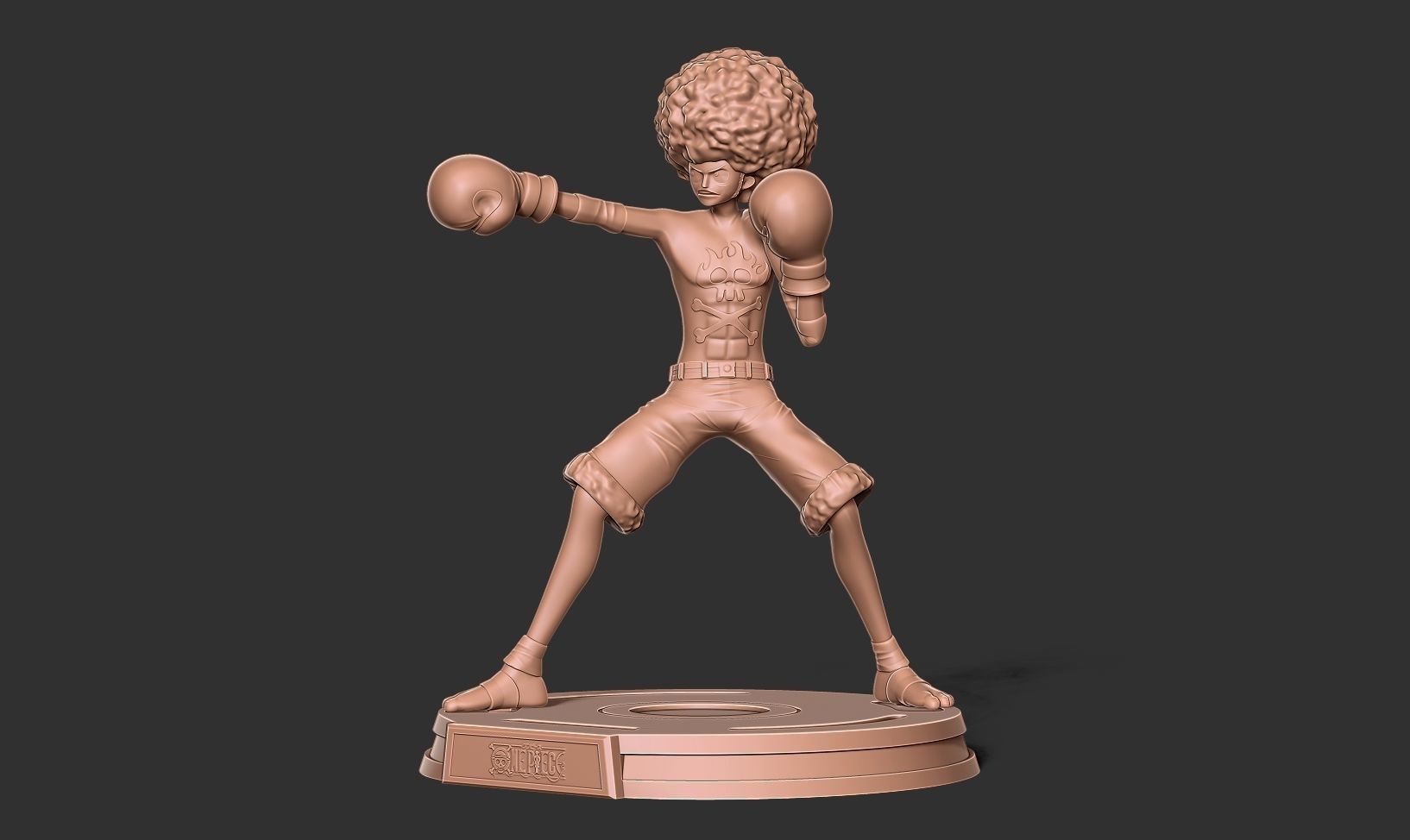 Afro Luffy - One Piece Fanart 3D print model_13