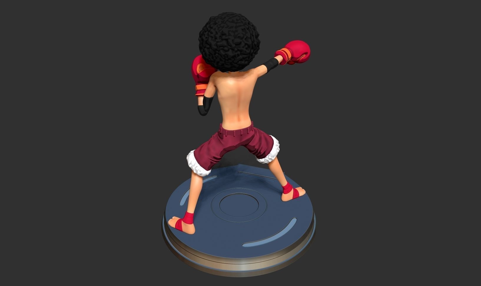 Afro Luffy - One Piece Fanart 3D print model_18