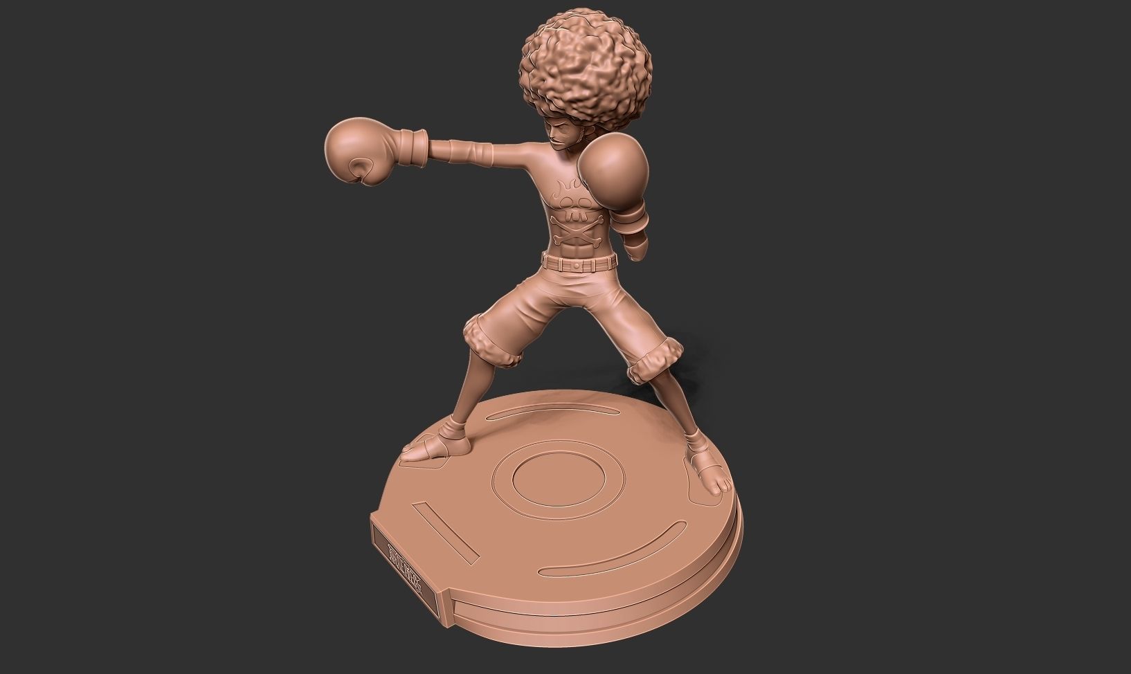 Afro Luffy - One Piece Fanart 3D print model_17
