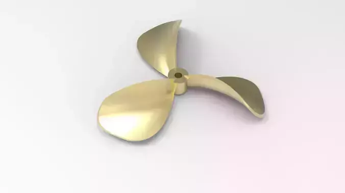 Ship Propeller 3 Blade 3D print model