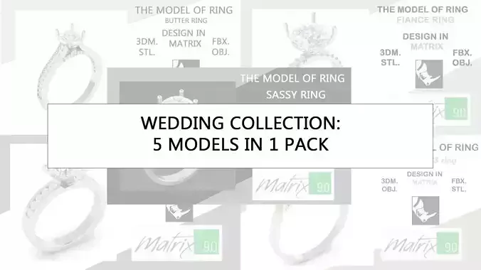 WEDDING COLLECTION 3D print model
